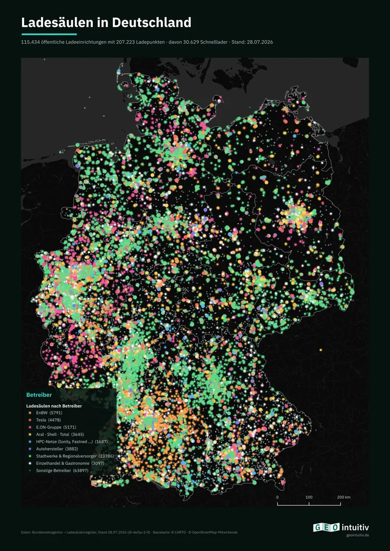 Ladesäulen in Deutschland